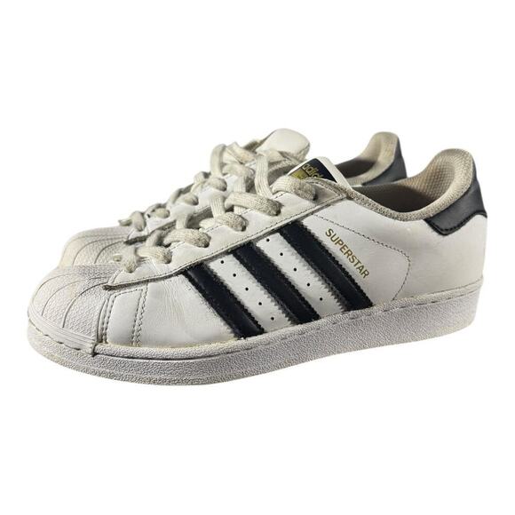 Adidas Shoes - Adidas Originals Superstar Sneakers Womens Size 6 White Black Stripes